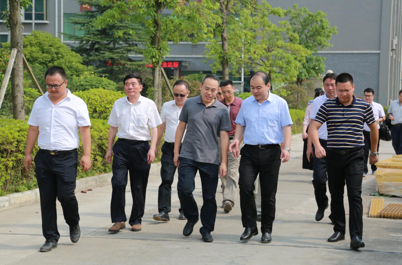 2018年7月，市委常委副市長朱健一行蒞臨公司指導(dǎo).JPG